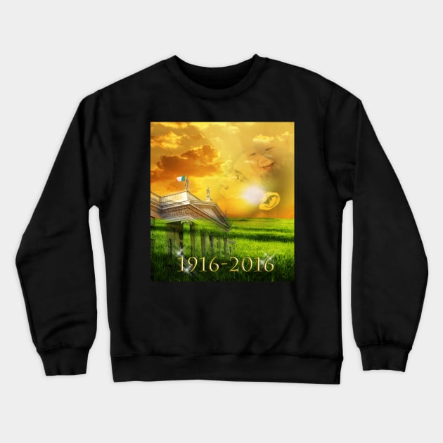 1916-2016 GPO Dublin Crewneck Sweatshirt by declancarr